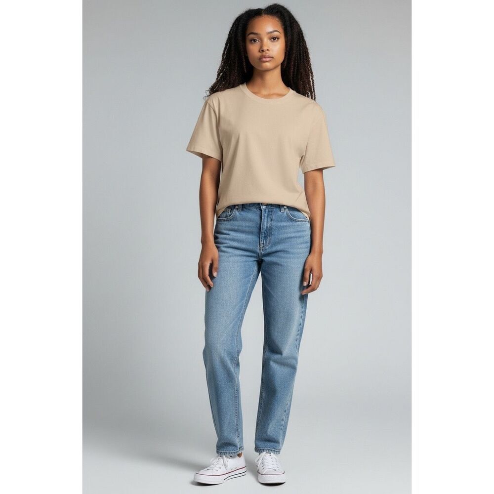 NSF Slim Round Neck Slub Jersey Tee New With Tags Size Small